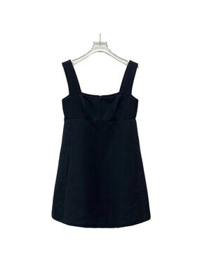 Dior Black Wool Slip Dress
